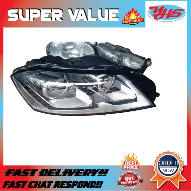 VW PASSAT B7 HEAD LAMP UNIT RH USED ORIGINAL (2014-2018)