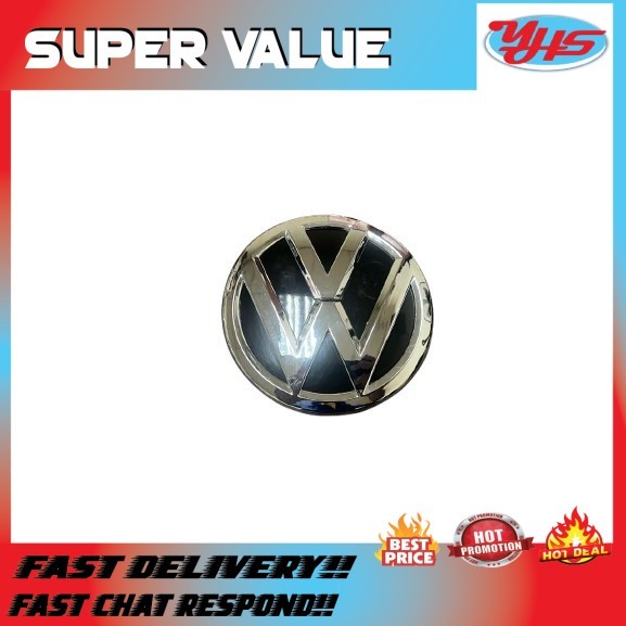 NEW OEM VOLKSWAGEN POLO VENTO 2014-2018 FRONT GRILLE BADGE