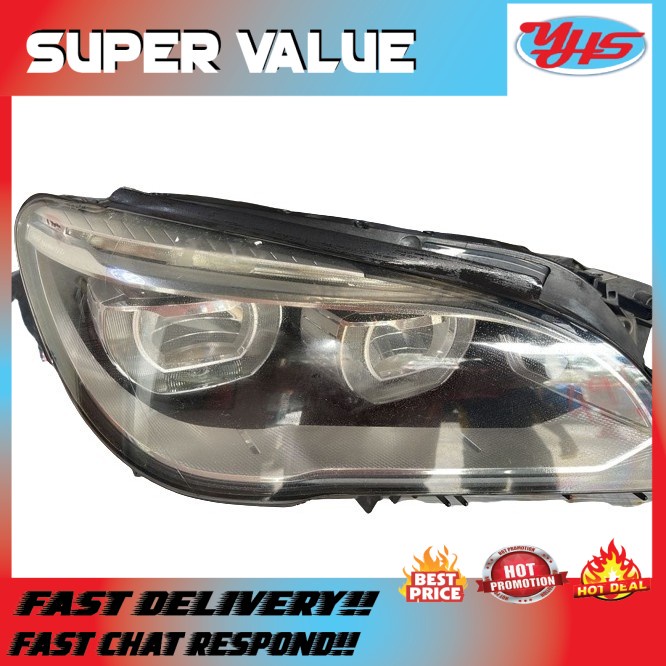 USED ORI BMW 7 SERIES F02 LCI 2013-2017 HEAD LAMP ACTIVE RH (RH)