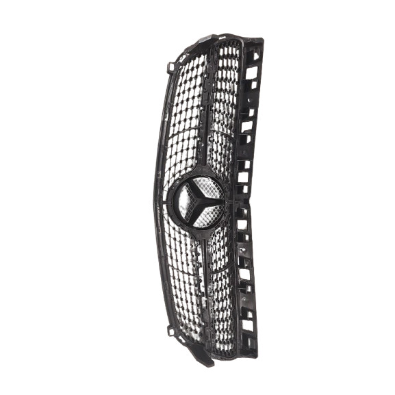 OEM BRAND MERCEDES BENZ A CLASS W176 2014-2018 FRONT DIAMOND BLACK GRILLE thumbnail