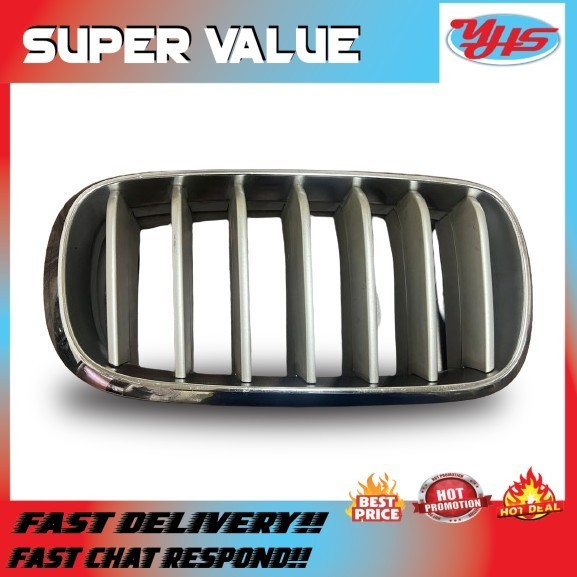 USED ORI BMW X5 F15 2015-2019 FRONT BUMPER GRILLE RH