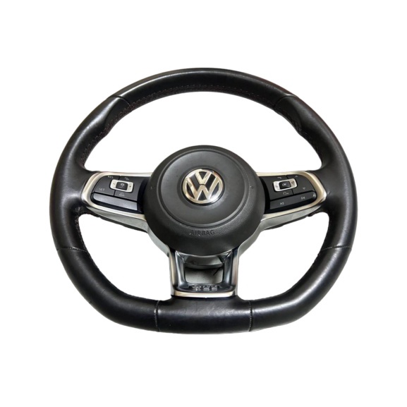 USED ORI VOLKSWAGEN MK7 2013-2019 STEERING WHEEL WITH AIRBAG thumbnail