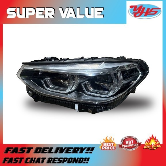 USED ORI BMW X3 G02 2018-2022 LED HEADHLIGHT RH LH (RH) thumbnail