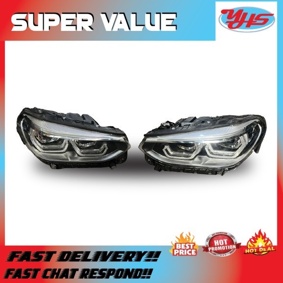 USED ORI BMW X3 G01 2016-2020 HEAD LAMP RH LH (RH) thumbnail