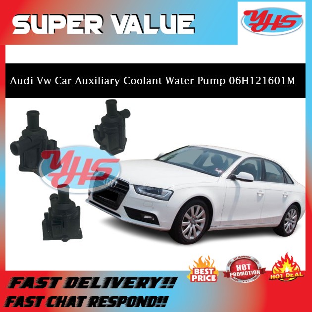 Audi Volkswagen Car Auxiliary Coolant Water Pump 06H121601M