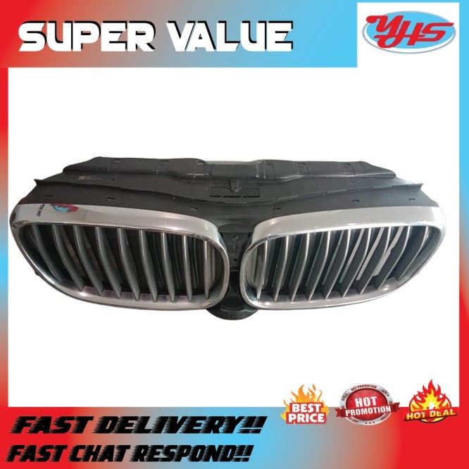USED ORI B 750i 7 SERIES DRIVE FRONT BUMPER SHUTTER GRILLE