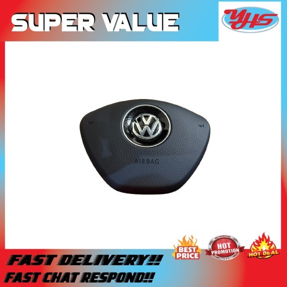 NEW ORI VOLKSWAGEN GOLF MK7 STEERING WHEEL AIRBAG