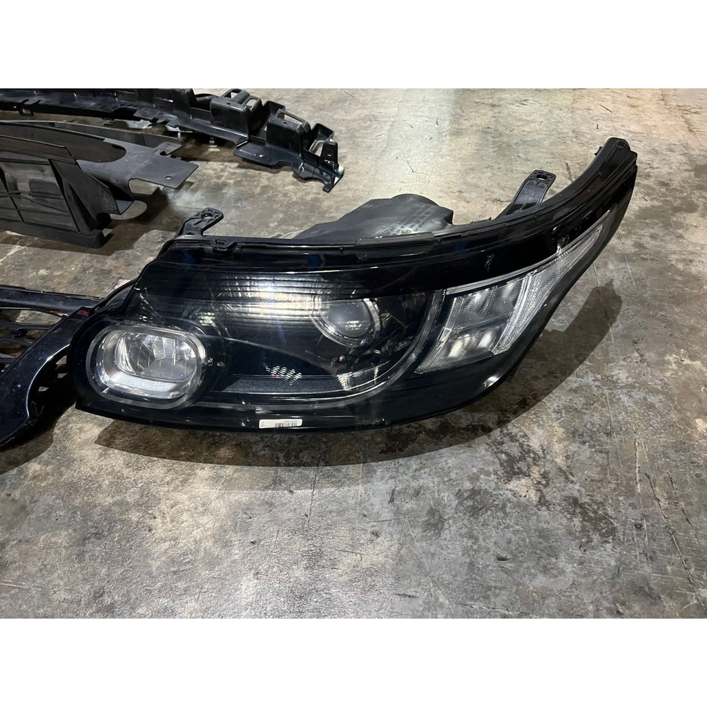 USED ORI LAND ROVER SPORT 2014-2017 FRONT BUMPER SET WOT HEAD LAMP COMPLETE BODY KIT COMPLETE thumbnail