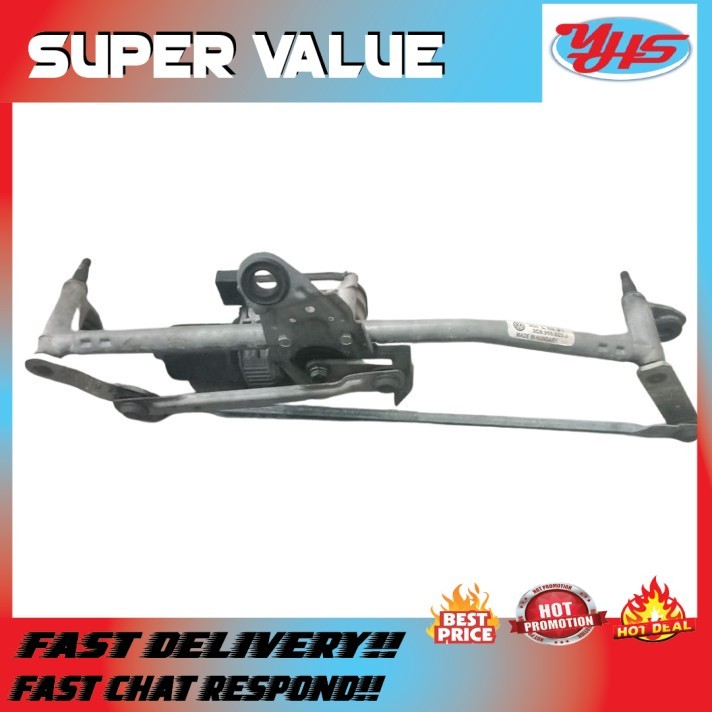 USED ORI VOLKSWAGEN PASSAT CC FRONT WIPER MOTOR AND LINKAGE