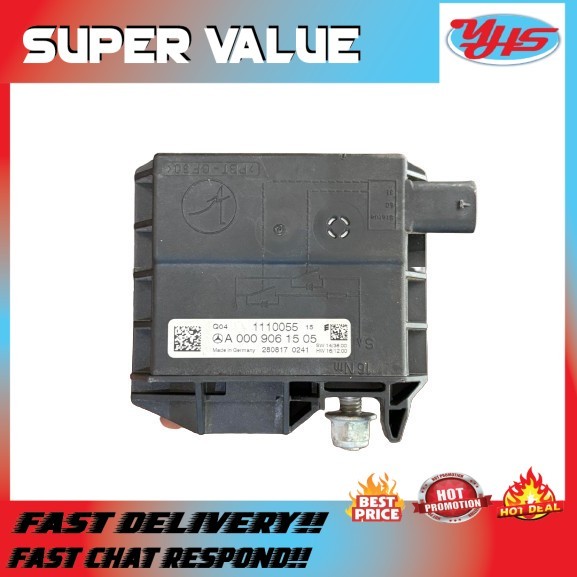 USED ORI MERCEDES W205 C-CLASS 2016-2022 BATTERY TRAY CLAMP VOLTAGE REGULATOR MODULE