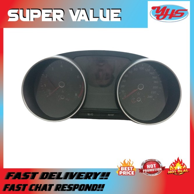 USED ORI VOLKSWAGEN POLO V 6R SPPEDOMETER/INSTRUMENT CLUSTER