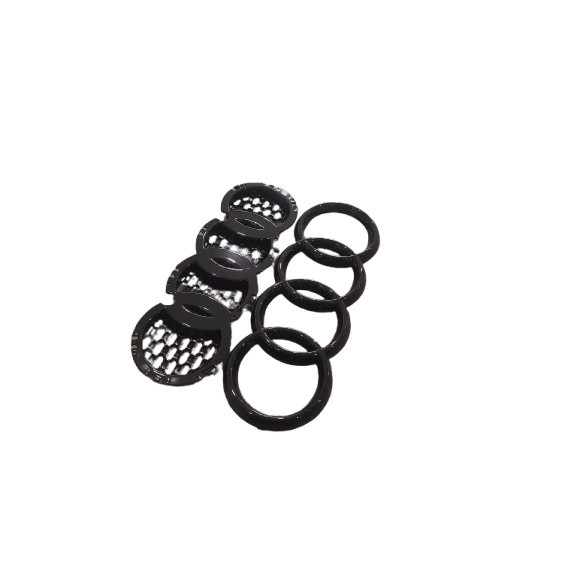 AUDI RS4 B9 FRONT GRILLE EMBLEM/AUDI RINGS BADGE FRONT OEM BRAND (2016-2022) thumbnail