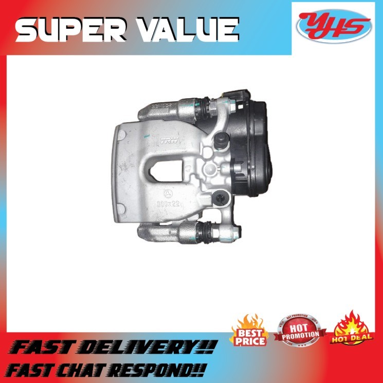 NEW CAR OUT MERCEDES W213 REAR BRAKE CALIPER WITH MOTOR