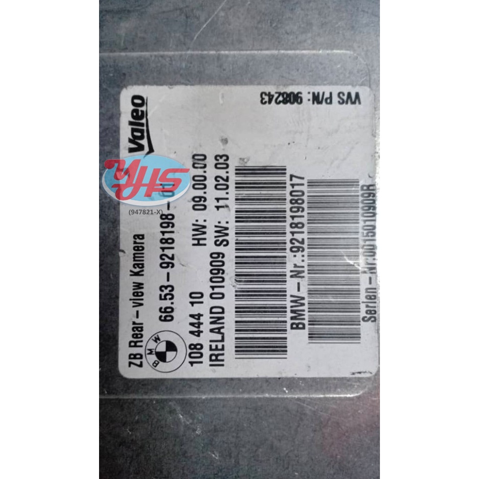 USED BMW 5' F10 REAR VIEW CAMERA MODULE REVERSING CAMERA CONTROL UNIT CONTROL MODULE thumbnail