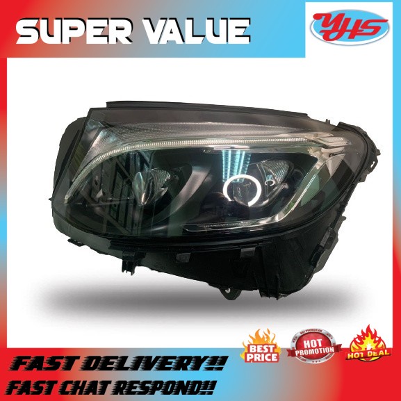USED ORI MERCEDES GLC 253 2013-2016 HEADLIGHT FITS LH