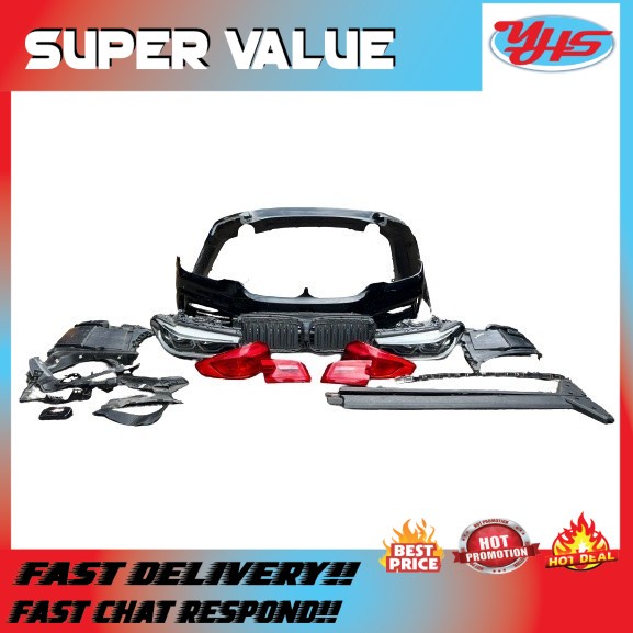 USED ORI BMW G30 BODY KIT HEAD LAMP TAIL LAMP SET