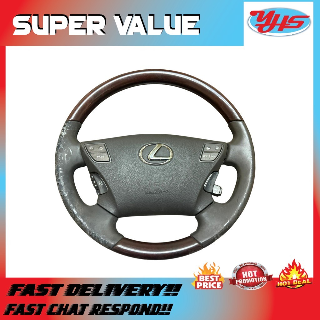 USED ORI LEXUS LX460 STEERING WHEEL WITH AIRBAG