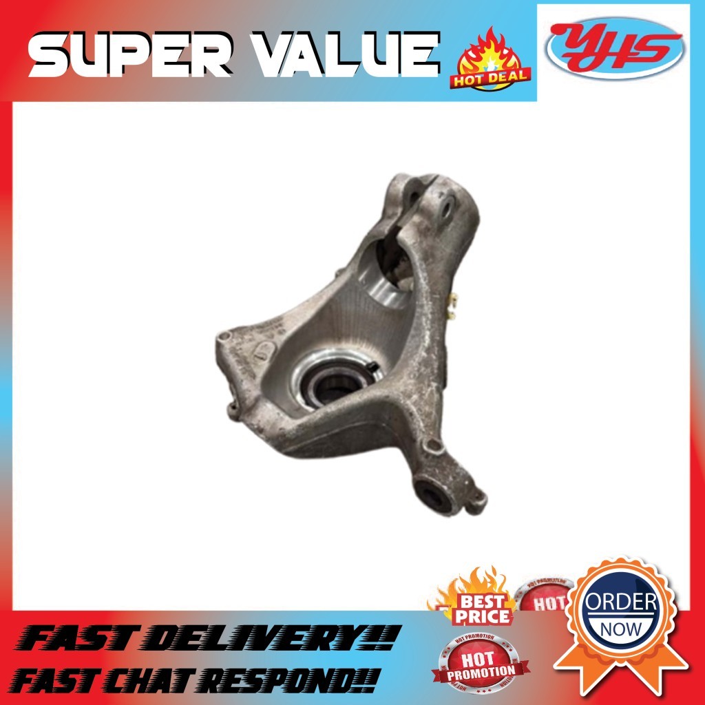 USED ORI PORSCHE 992 CARRERA FRONT LEFT KNUCKLE HUB ARM 992407257B