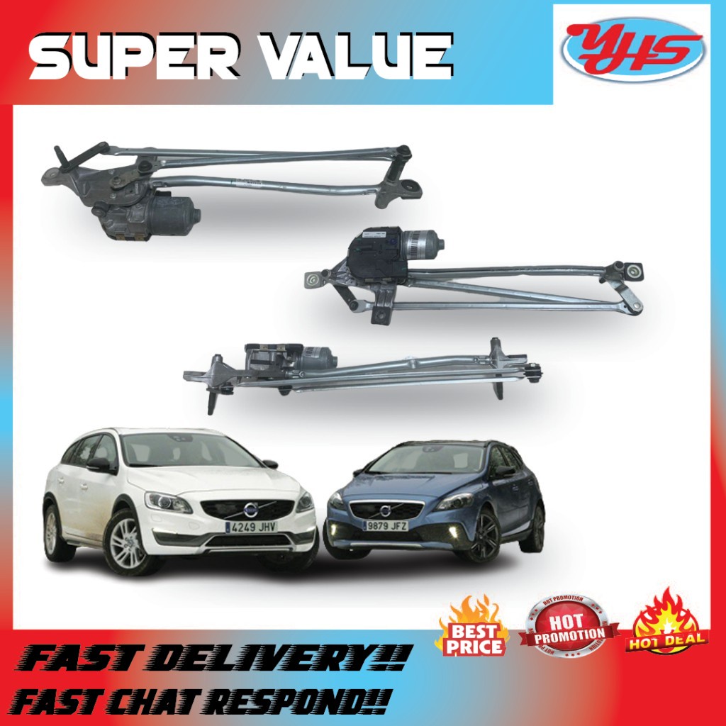 New Ori VOLVO V60/V40 Wiper Rangkit And Motor Set 30753494