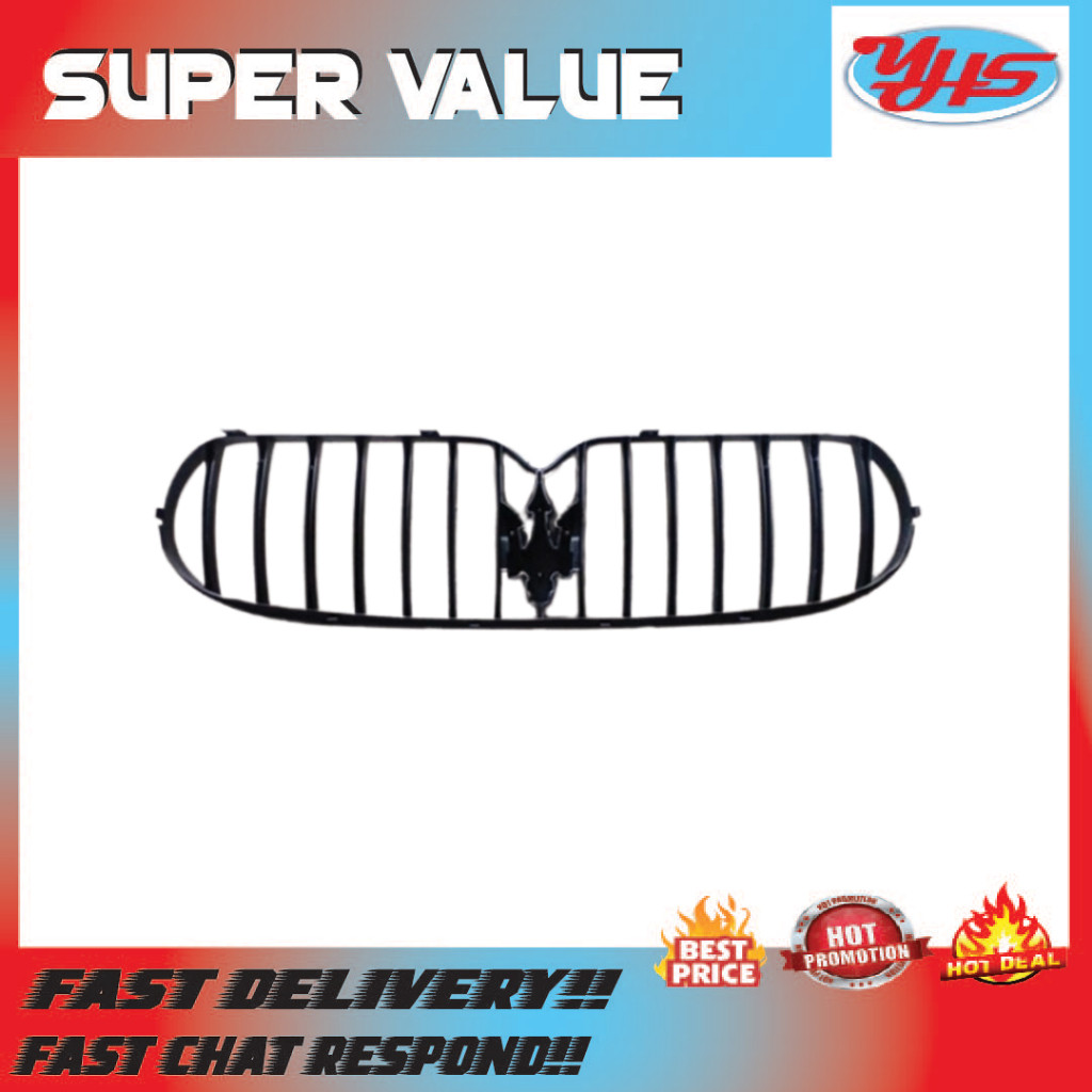 USED ORI MASERATI Quattroporte M139 2014-2017 Front Grille 81255800 thumbnail
