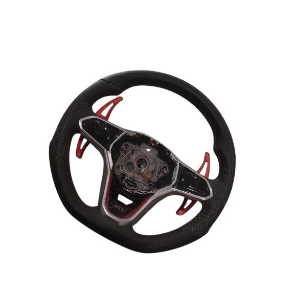 VOLKSWAGEN GOLF MK8 GTI MULTIFUNCTION SPORT STEERING WHEEL (2018-2025) thumbnail