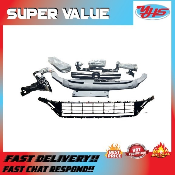 OEM BRAND VOLKSWAGEN GOLF MK7 2016/2022 FRONT BUMPER SET