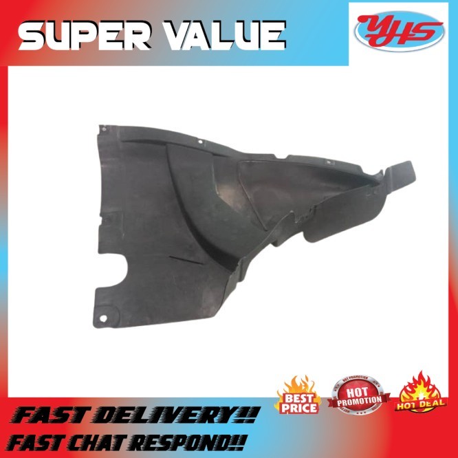 USED ORI B X3 X4 FRONT LEFT FORWARD INNER FENDER LINER SPLASH SHIELD