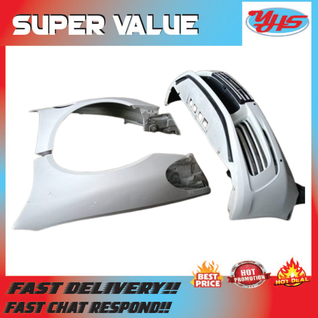 Porsche 718 Cayman 2016-2020 Front Bumper with Air Ducts & Fender FLH FRH thumbnail