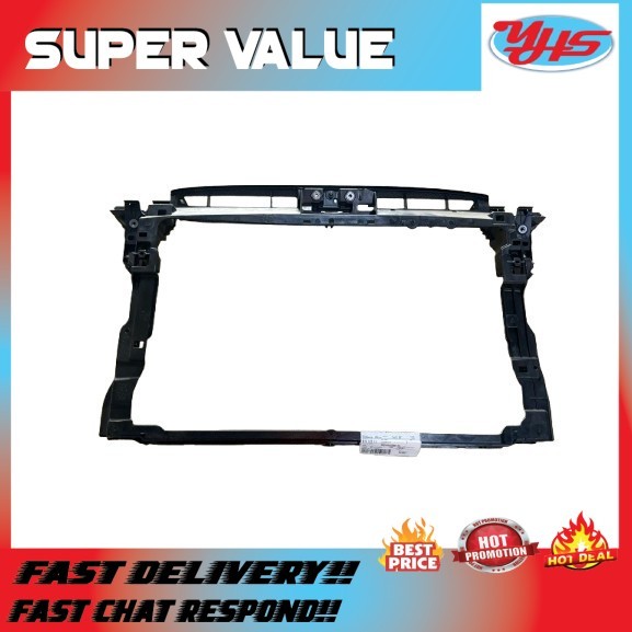 NEW ORI VOLKSWAGEN ARTEON LOCK CARRIER WITH MOUNTING FOR COOLANT RADIATOR