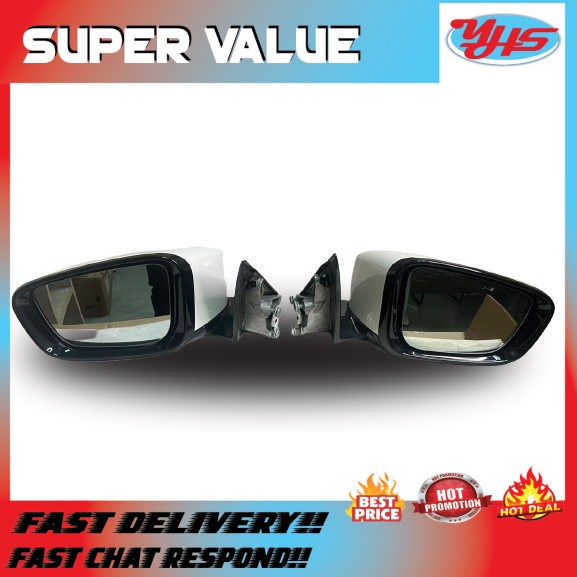 USED ORI BMW G30 5 SERIES 2016-2022 SIDE MIRROR WHITE (RIGHT) thumbnail