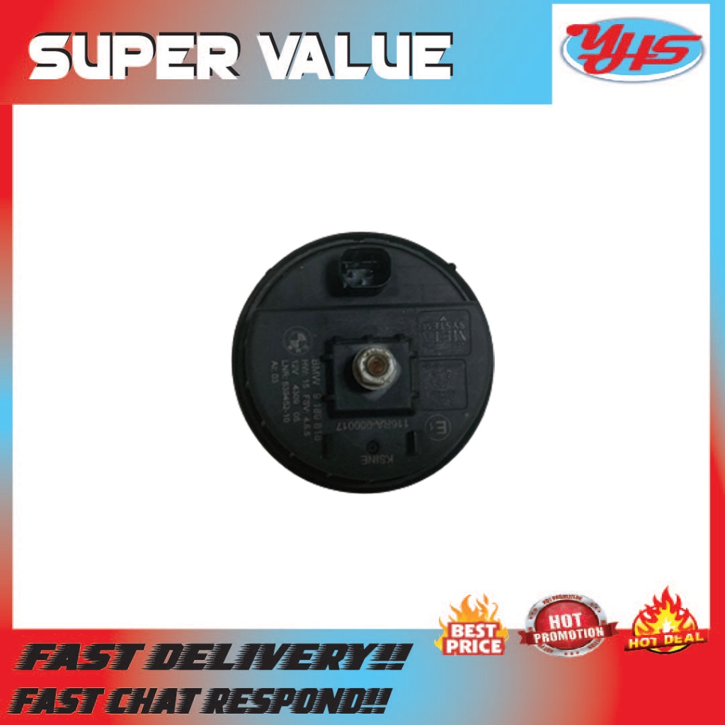 Used Ori BMW E60 Power Siren Alarm Horn Signal Incination Speaker 9189818 thumbnail