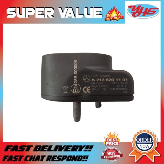 USED ORIGINAL MERCEDES BENZ E CLASS W213 C238 GLC X253 GLE C292 2014-2019 ALARM SIREN