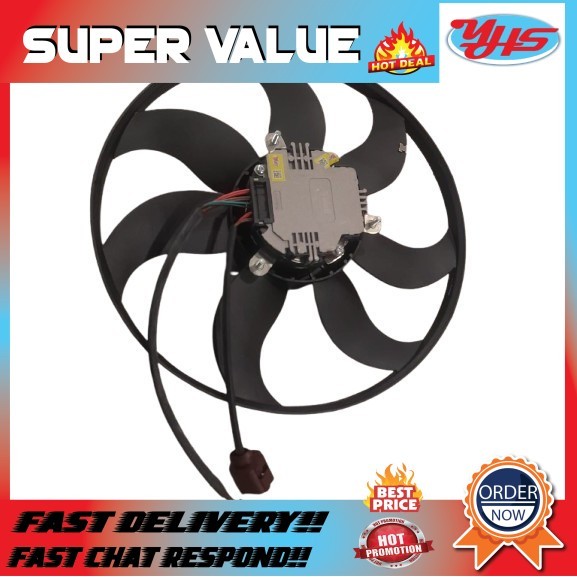 VOLKSWAGEN PASSAT B7 RADIATOR FAN MOTOR OEM BRAND (2014-2018)