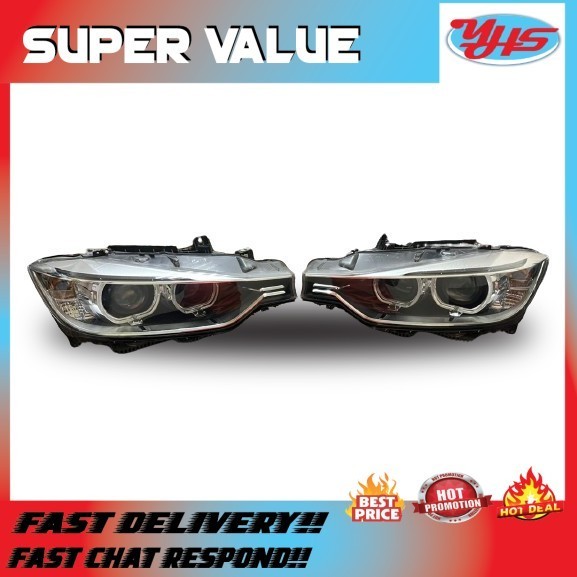 USED ORI BMW F30 N20 2015-2018 HEADHLIGHT RH LH (RH)