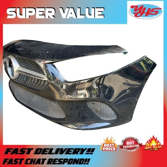 USED ORI MERCEDES ACLASS W177 2017-2022 FRONT BUMPER