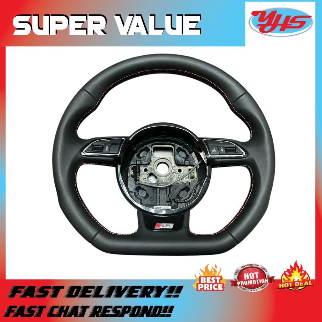 USED ORI AUDI A4 A6 C7 S4 SPORT STEERING WHEEL