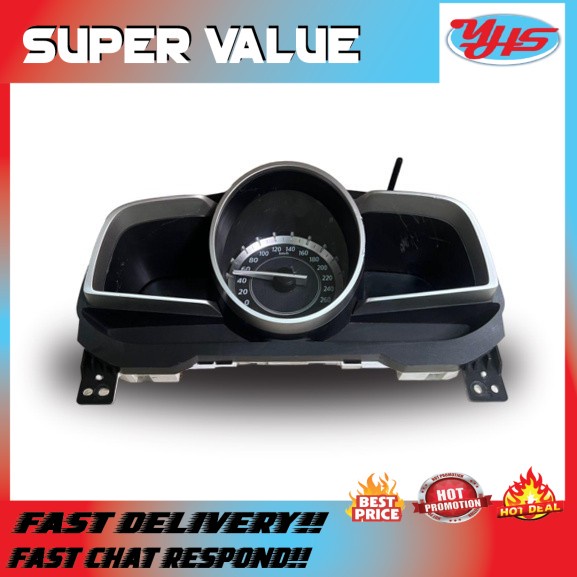 USED ORI MAZDA 3 2015-2017 SPEEDOMETER INSTRUMENT