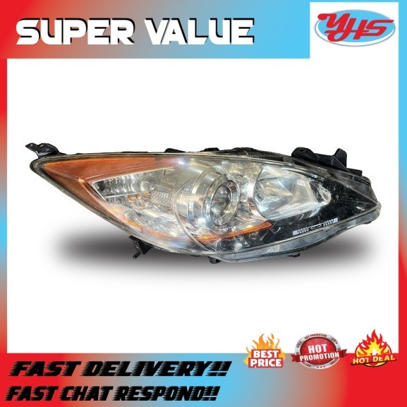 USED ORI MAZDA 3 2011-2014 HEADLIGHT RH