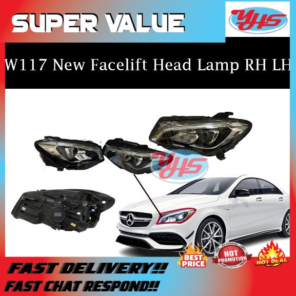 New W117 Facelift Head Lamp RH LH A1178206761