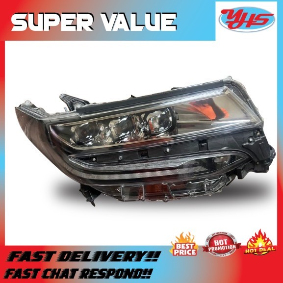 USED ORI TOYOTA ALPHARD AGH 30 2015-2019 LED HEADLAMP RH (58-91)