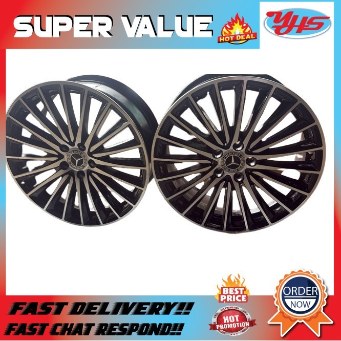 USED ORIGINAL MERCEDES C CLASS W206 2018-2025 AMG SPORT RIM SET 20 INCH