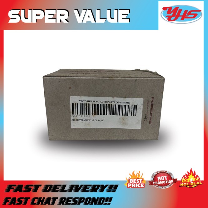 NEW ORI PORSCHE CARRERA 997-996 OIL FILTER KIT