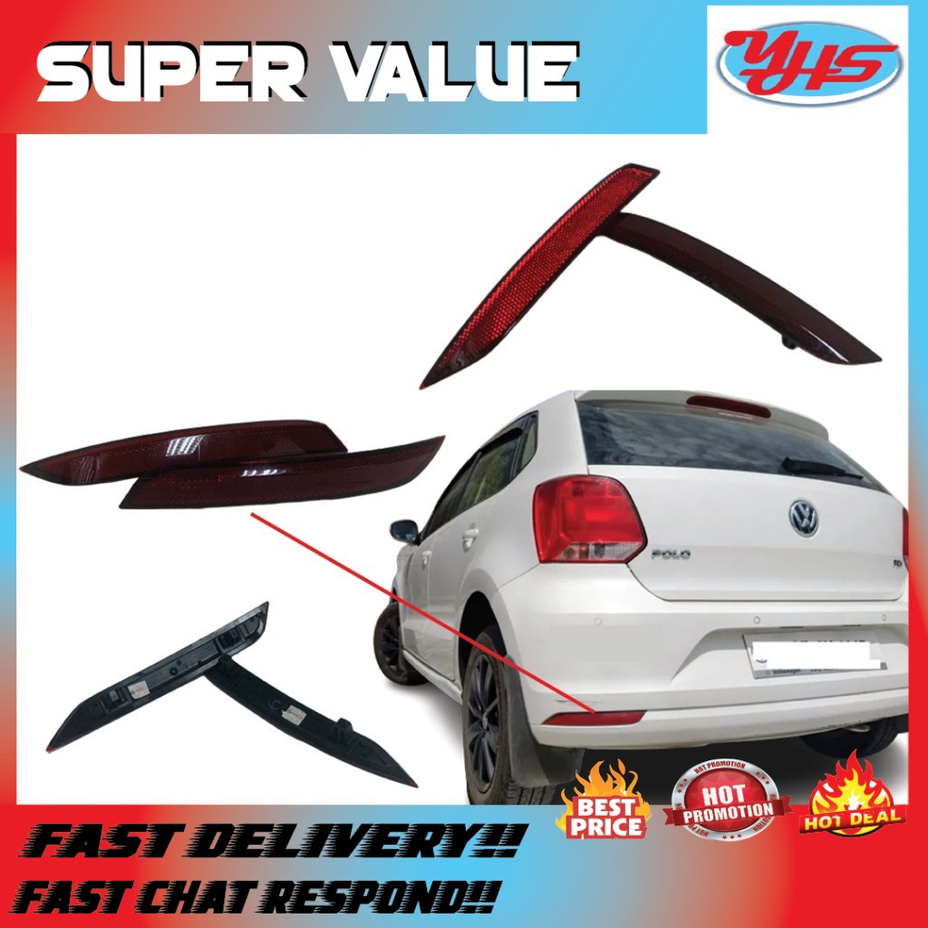 Used Ori Bumper Reflector Lamp for Vw Polo 2nd Gen 6RG945106 (RH)