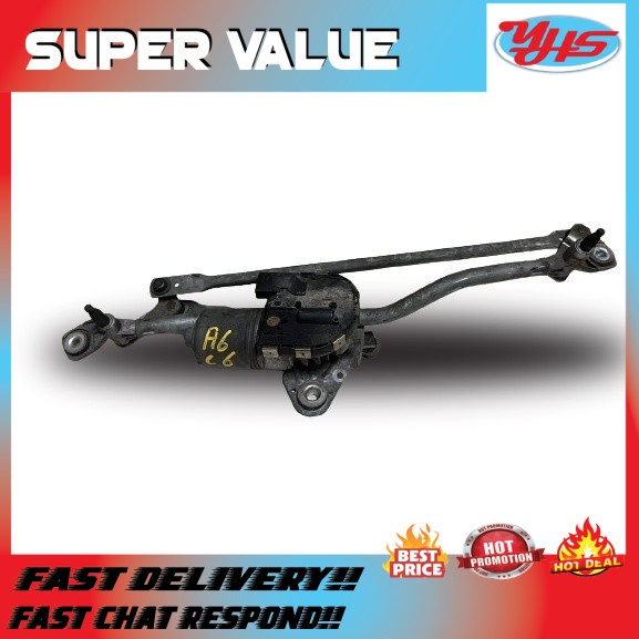 USED ORI AUDI A6 C6 2009-2014 WINDSHIELD WIPER LINKAGE FRONT