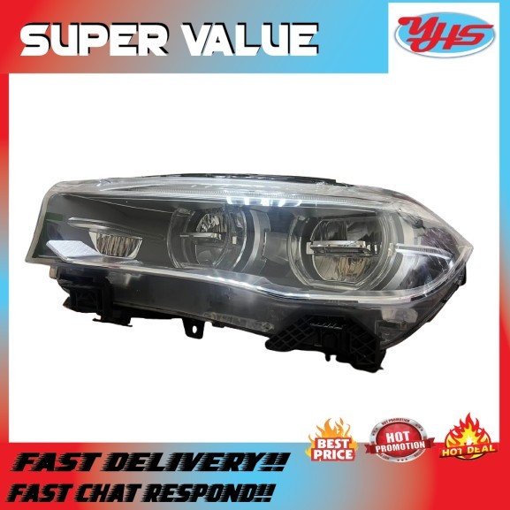 USED ORI BMW X6 F16 2016-2020 HEADLIGHT LH