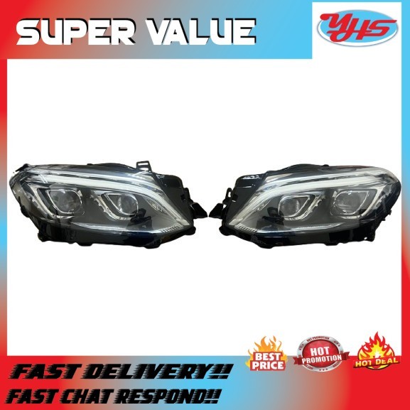 NEW CAR OUT MERCEDES W166 GLE 2014-2018 HEADLIGHT RH LH (RH) thumbnail