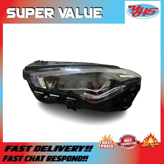 USED ORI MERCEDES W118 CLA 250 2015-2019 LED HEADLIGHT LH