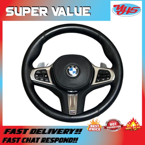 USED ORI BMW 3SERIES G20 2016-2019 STEERING WHEEL WITH AIRBAG